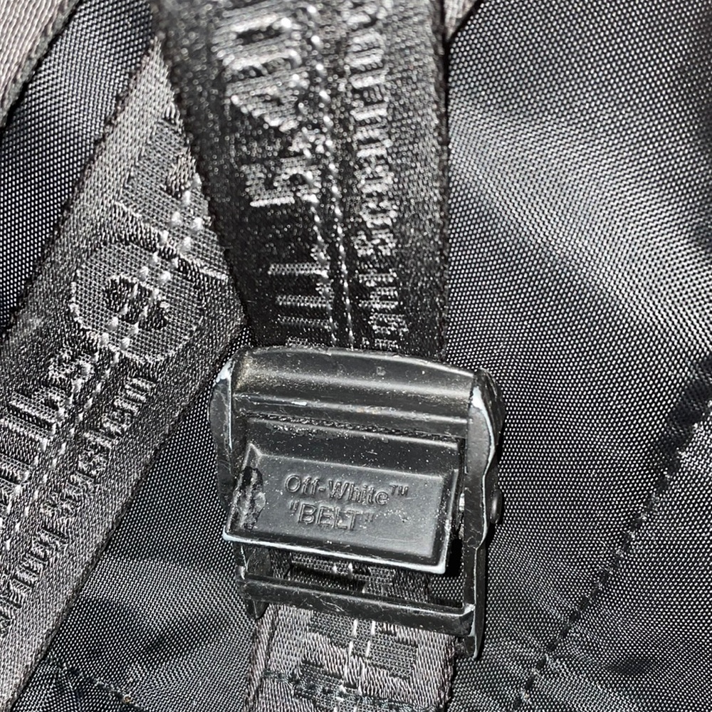 Off White Classic industrial belt in black